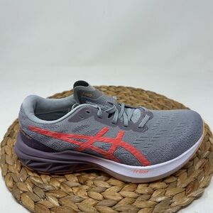 ASICS Dynablast 3 Running Shoes Piedmont Grey Papaya Size 7.5 Women's